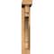 Ekena Millwork Merced Block Smooth Bracket w/ Offset Brace, Western Red Cedar, 3 1/2"W x 20"D x 20"H BKT0402X20X20MRC05SWR - alternate 4